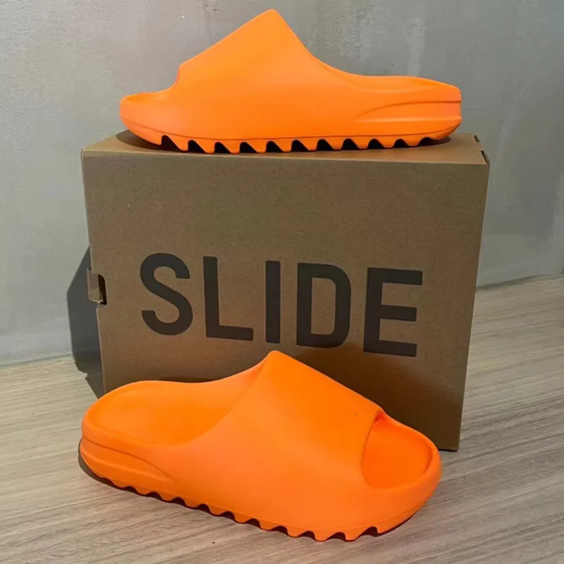 Slippers apanzu dia's en slippers dames luxe man platform sandalen mode voor dames glijbaan oranje 230329