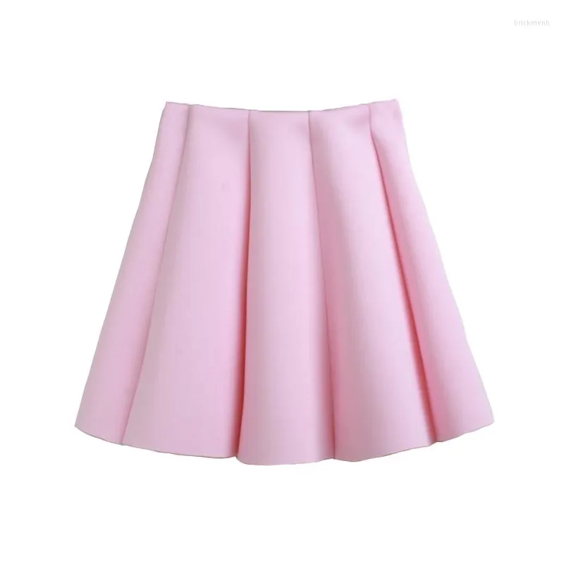 Pink pleated skirt 5xl cheap
