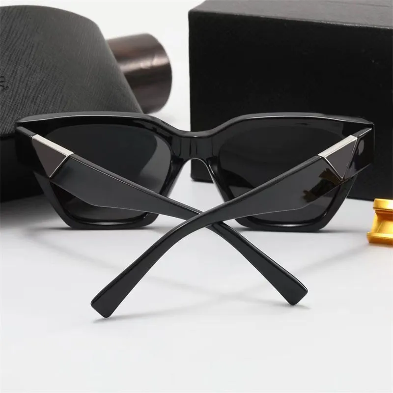 Óculos de armação de fibra de acetato p óculos de sol femininos de luxo triângulo lunette de soleil presentes do dia dos namorados óculos de sol de designer moderno high end PJ086 E23