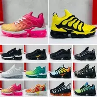 2022 Hot TN Plus Kids Shoes Boys Girls Running Shoes Yellow Sea Triple Black White Multicolor Voltage Purple Bumblebee Be True T