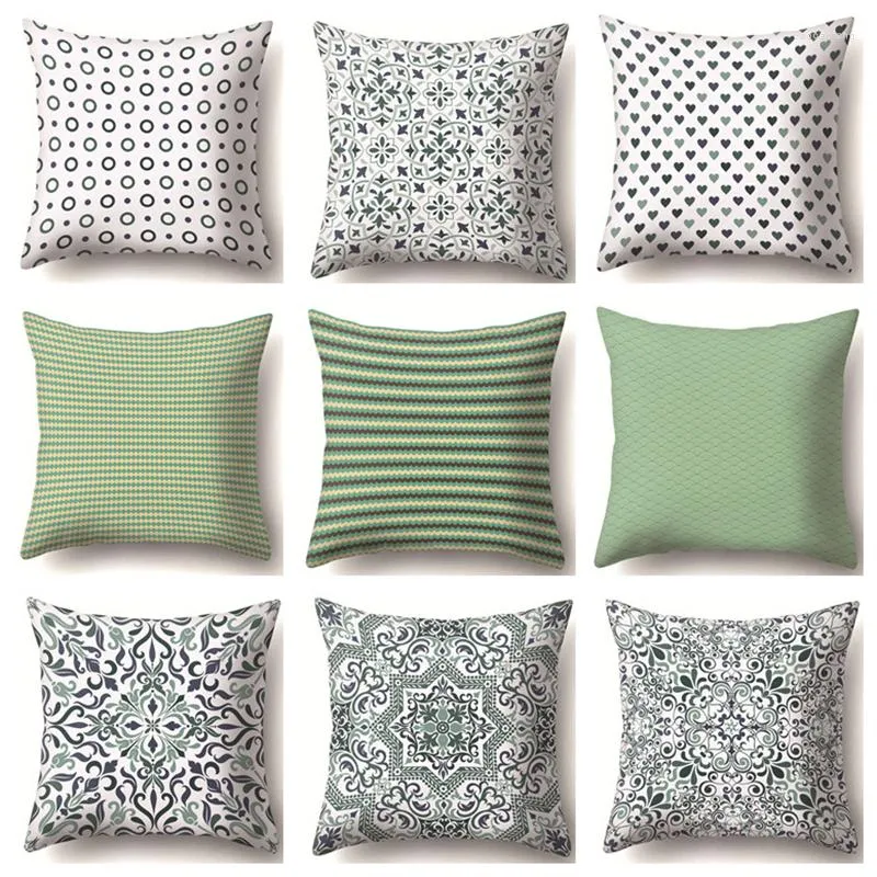 Pillow Mandala Covers Modern Nordic Geometric Wave Dots Throw Pillows Cover Sofa Bed Decorative Livingroom Case