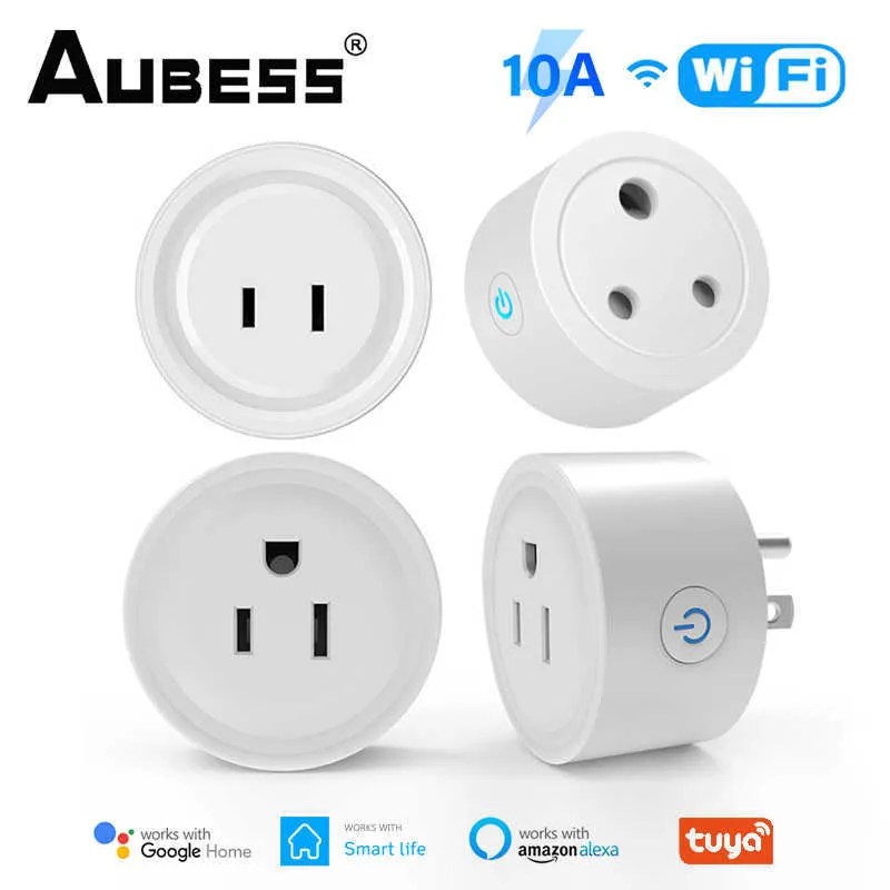 Sockets Enchufe Inteligente Tuya 10A16A20A WiFi Control Por Voz Funciona  Con La Aplicacin Smart Life Alexa Y Google Home Z0327 From Ark_royal,  $21.85