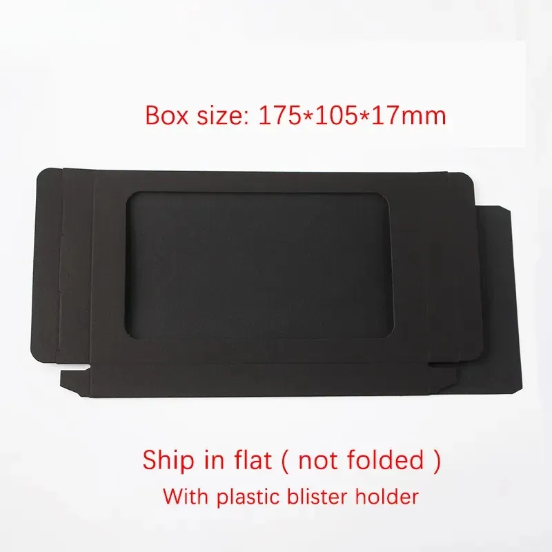 Pacote universal de caixa de celular Pacote Kraft Brown Retail Packaging Box para 7sp 6sp 8sp 175x105x17mm J0329