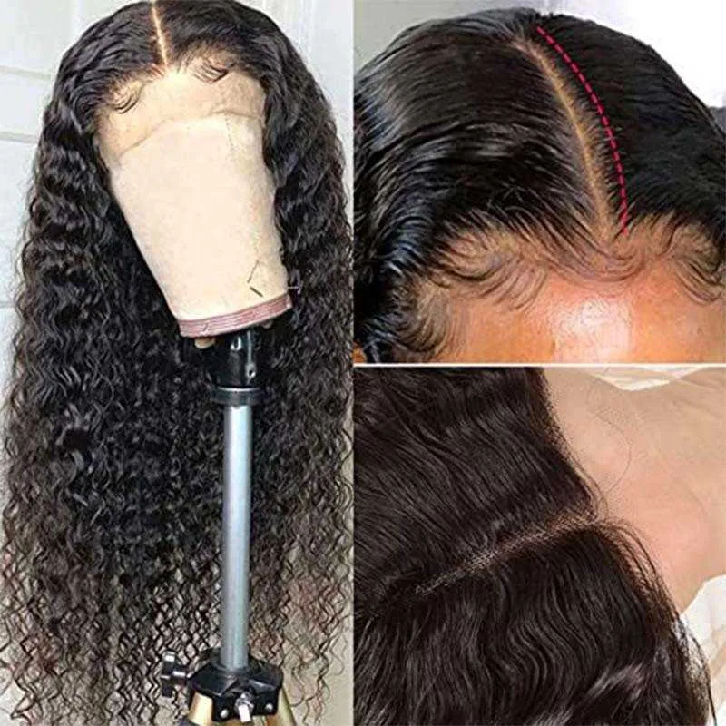 Peruk kvinnors medelskola: lång curl, spets kemisk fiber peruk, fashionabla långt hår, liten curl, utomeoseos230329