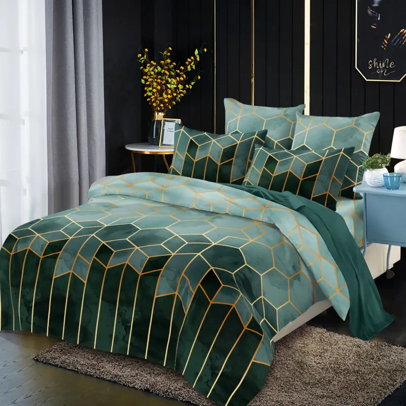 Zestawy pościeli 2 3 szt. MEWAH SELMUT PENUTUP Zestaw mody geometri seri tempat tidur sarung bantal home tekstil 230328