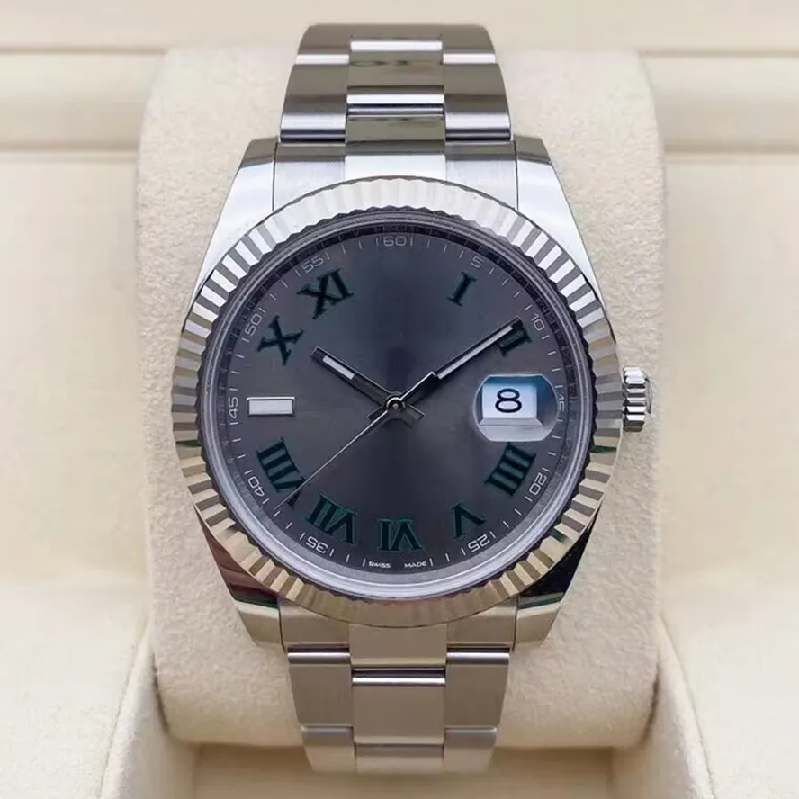 904l Schweizer Uhren Blaues Zifferblatt Groß Sparen Beim Kauf Von