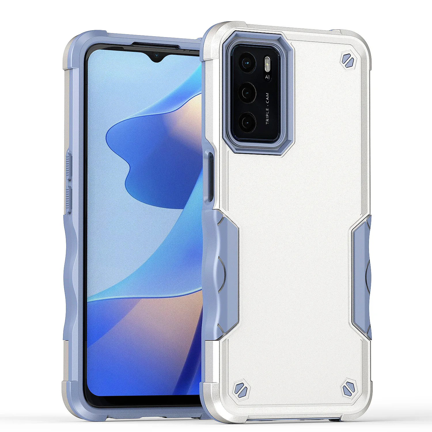 Botones laterales para Oppo A94 5G azul