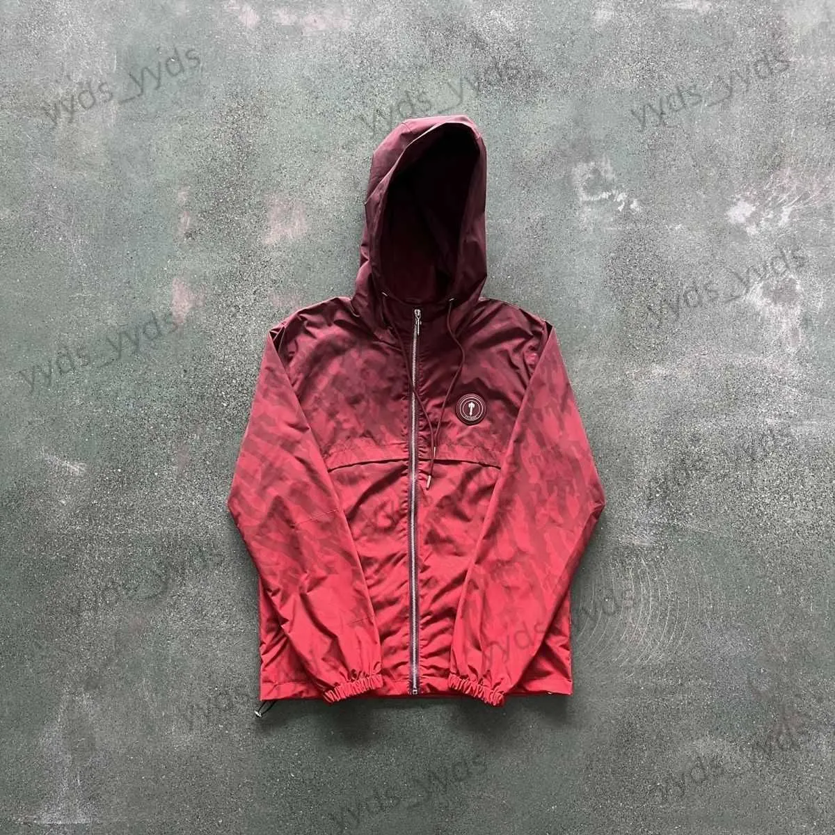 Trapstar Irongate Jacket Detachable Hood, Color Black / Red