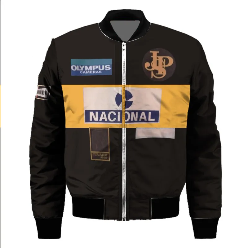 Jaquetas Masculinas Jas Balap Vintage Tim Legendaris Jaket Juara