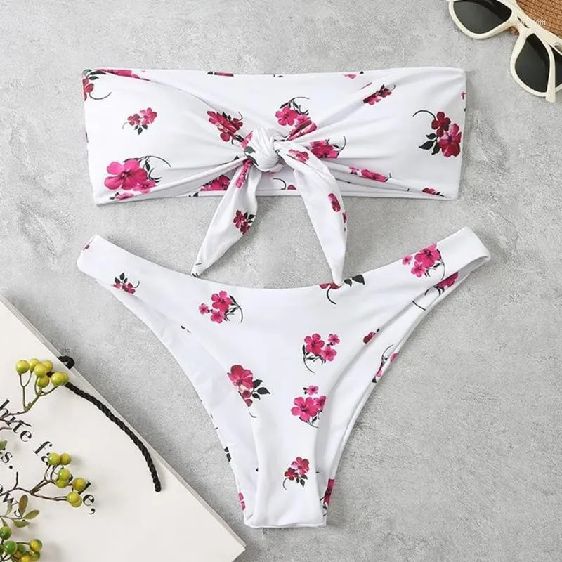 Swimwear's Swimwear White Stampa sexy bikini femminile da bagno femminile da bagno da bagno da bagno da bagno da bagno Brasiliano Bikini Set da spiaggia indossare