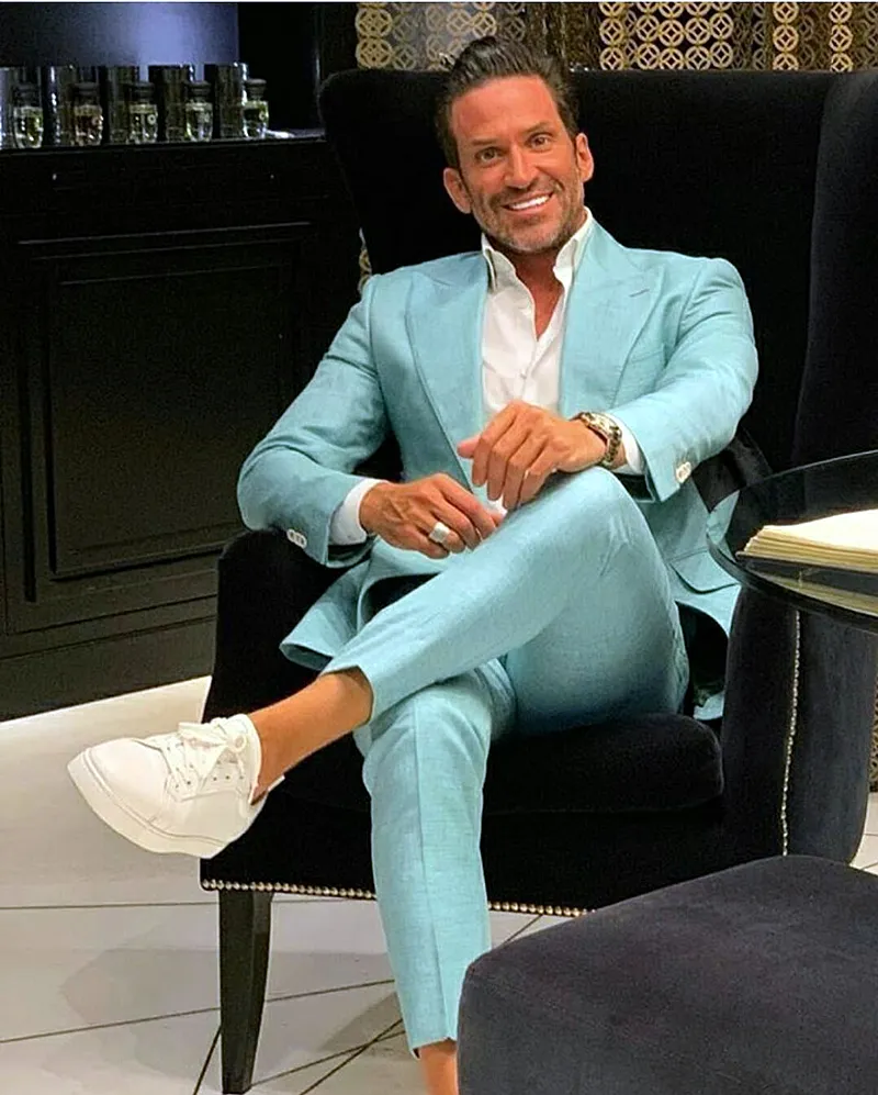 Mens mint green dress shoes top