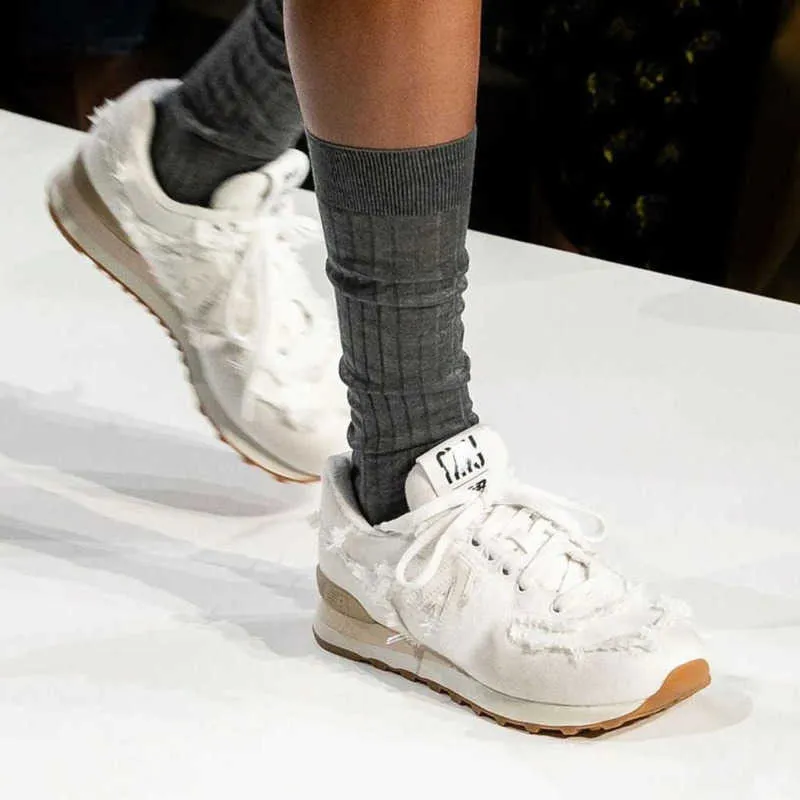 Schuhe Kleid Designer Sneaker Luxus Joint Marke Bailun Pure White Damen Herren Casual Running Trainer