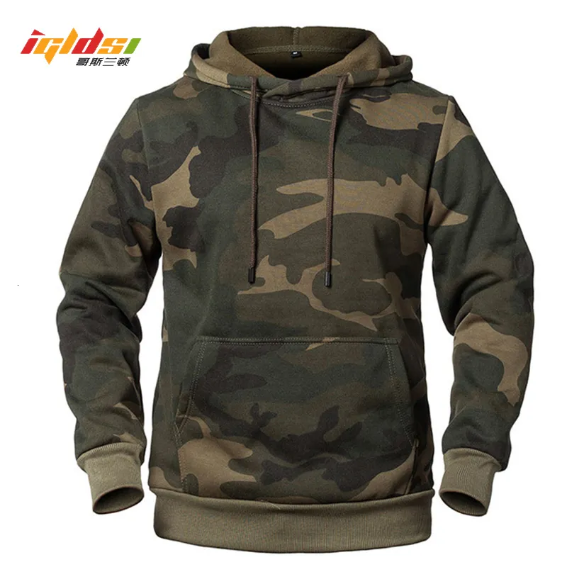 Herren Hoodies Sweatshirts Camouflage Hoodies Herrenmode Sweatshirt Male Camo Hooded Hip Herbst Winter Military Hoodie Herren Fleece Mäntel USEUR Größe 230328