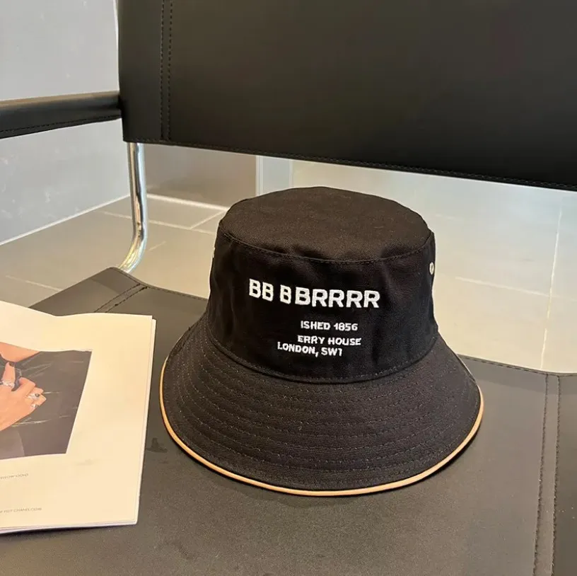 Bayberry desingers Hats Czapki luksusowe szerokie grzbiet czapki solidne litera sunhats mody caps