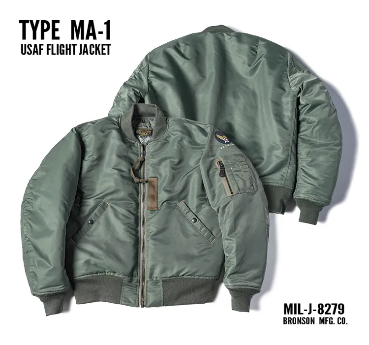 Bronson Repro USAF 1955 MA 1 Flight Best Winter Jackets For