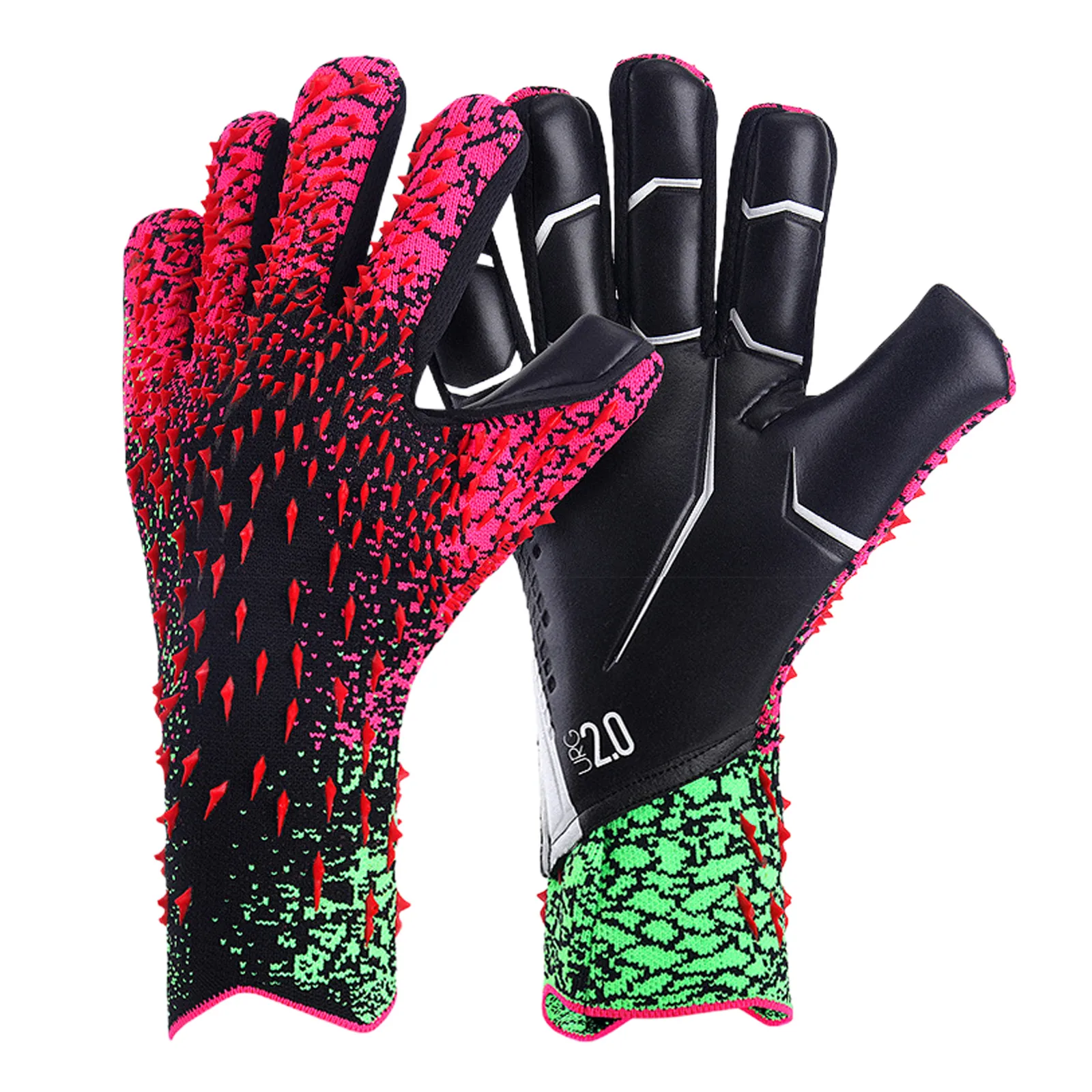 Gants de sport Gants de gardien de but de football professionnel Adultes Enfants Protecteur de doigt Enfants Gants de gardien de but de football Latex Strong Finger Save Gear 230329