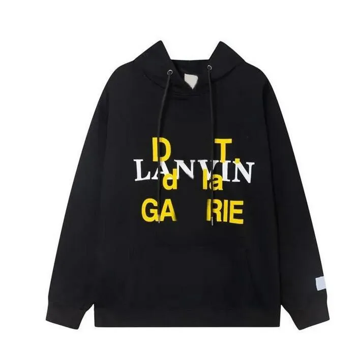 パーカー・フーディ LANVIN Men Sweater RMHO0009J212H23 10 Black Lanvin Detail Loose-fitting Hoodie | Lanvin