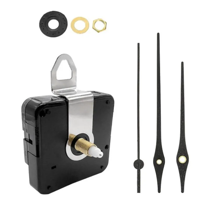 Relógio kits de reparo ferramentas Kit de relógio de parede de movimento de quartzo com as mãos de madeira para o mecanismo de 12 polegadas Ferramenta de peças de reposição de 20 mm Arepair