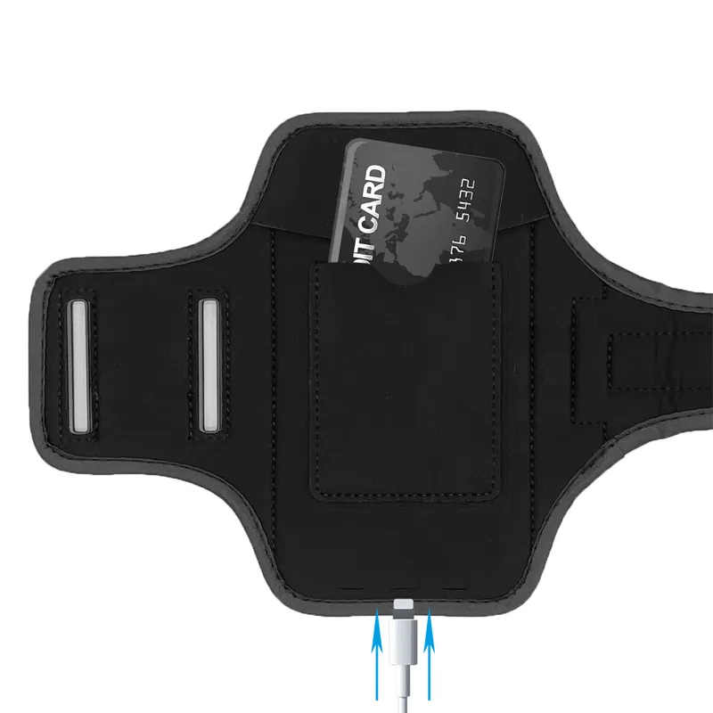 Running Phone Holder Sports Armband Fits IPhone 15/Pro Arm Band For Women & Men - View #3