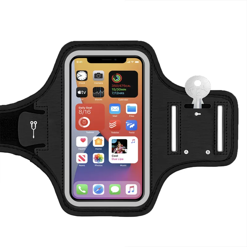Pochette pour top telephone pour courir