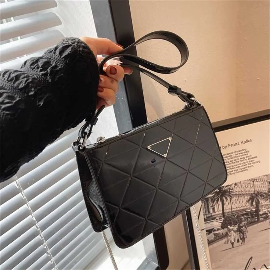 2023 Designer Tasche Handtasche trendy Knallige Kette Messenger Linge Achselfreizeit klein quadratisch