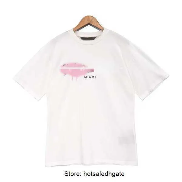 Modemarke Sommer PA Männer Frauen Palm T-Shirt Mans Stylist Tee Guillotine Bear Palms Bedruckte Kurzarm Abgeschnittene Bären Winkel T-Shirts Engel T-Shirt