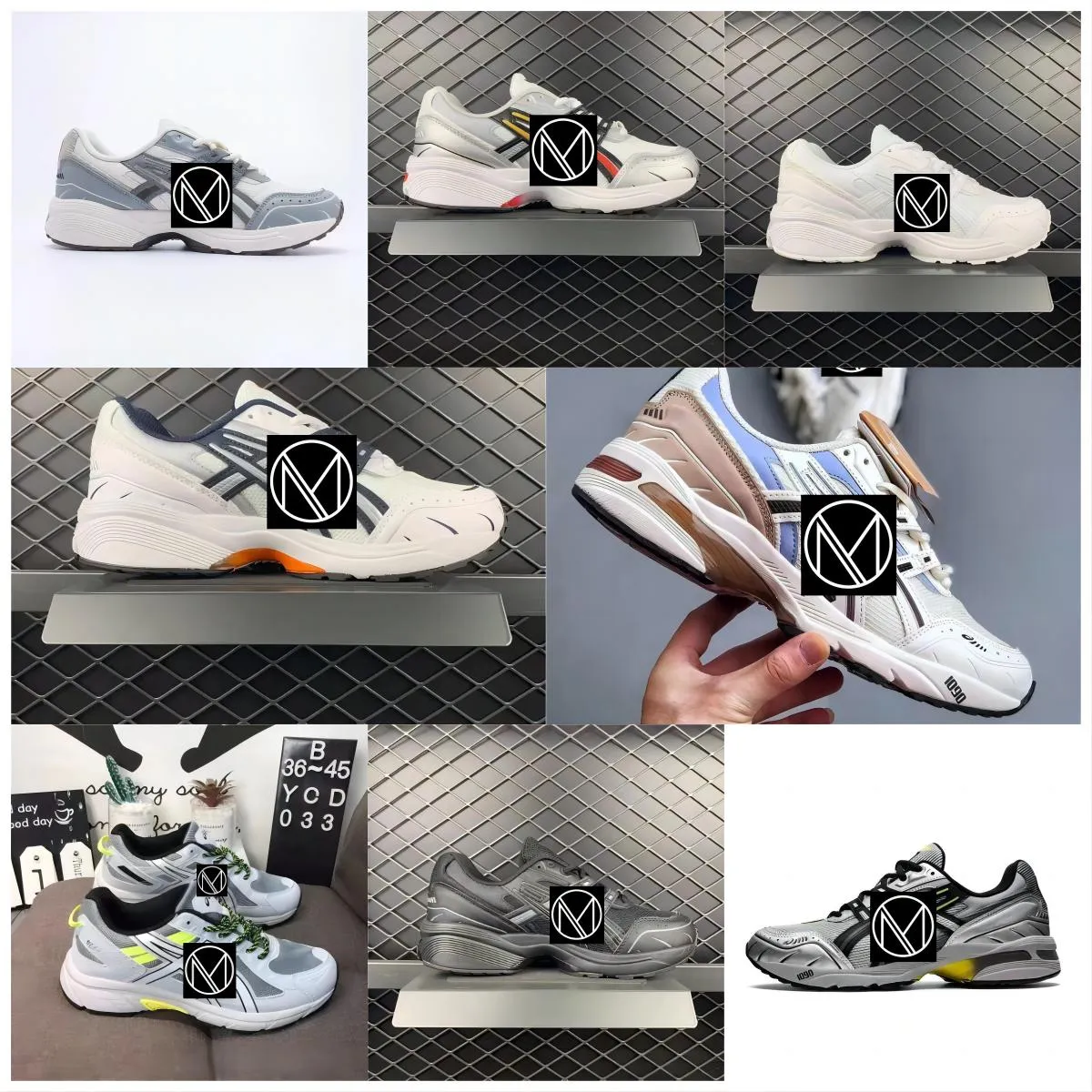 GEL 8 Mens Casual Shoes SneakerS Lighted Gomma leather Trainer Nylon Printed Platform Sneakers Men Light Shoes with box SIZE 36-45