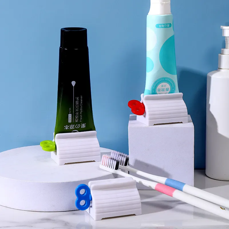 Зубная паста сжимание домохозяйственная зубная паста Устройство Многофункциональное дозатором для лица с зажимами сжимания Руководство
