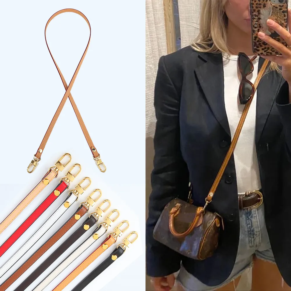 Bag delar Tillbehör Cohide Strap Handväska Bälte axel Messenger Crossbody äkta läder ersättare Kvinnor 230330