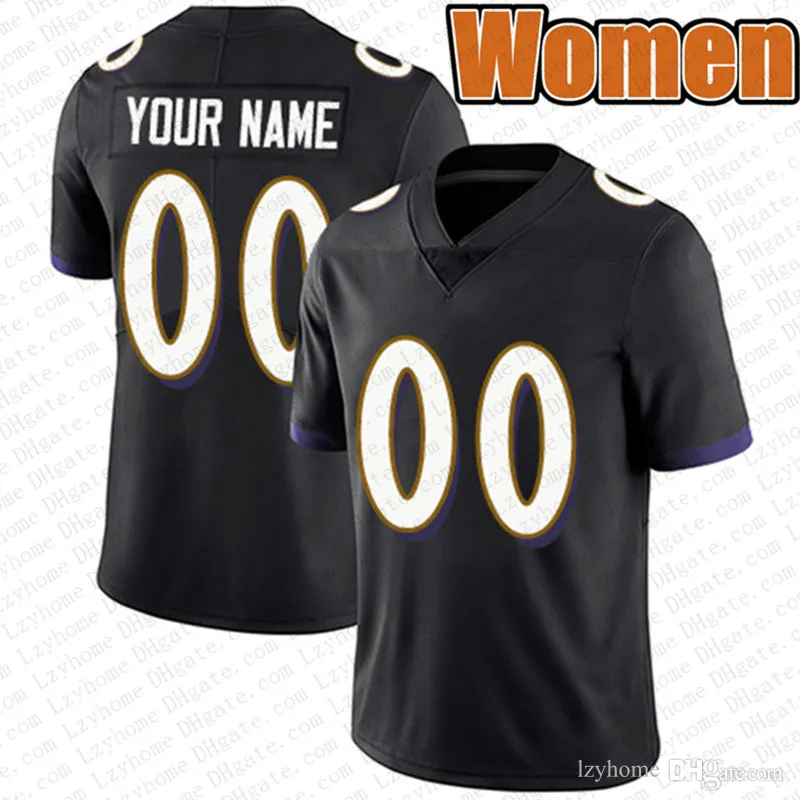 Nike Baltimore Ravens Customized Black Alternate Stitched Vapor Untouchable Limited Youth NFL Jersey