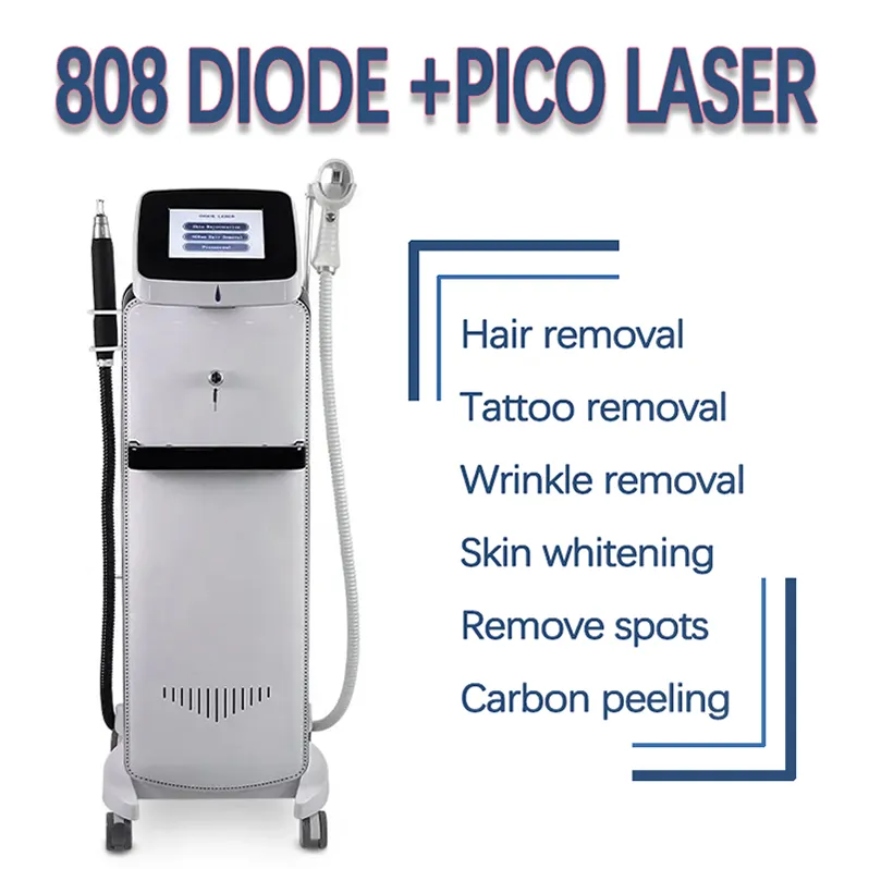 2023 810 diode hair removal machine Picosecond Tattoo Removal Device Q Switched For Carbon Stripping And Coloring Multi Wavelength Optional