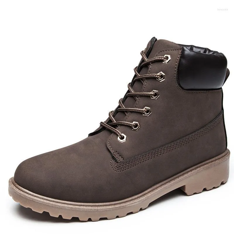 Bottes chaussures d'hiver hommes chaud Camouflage militaire mâle adulte neige hommes chaussures