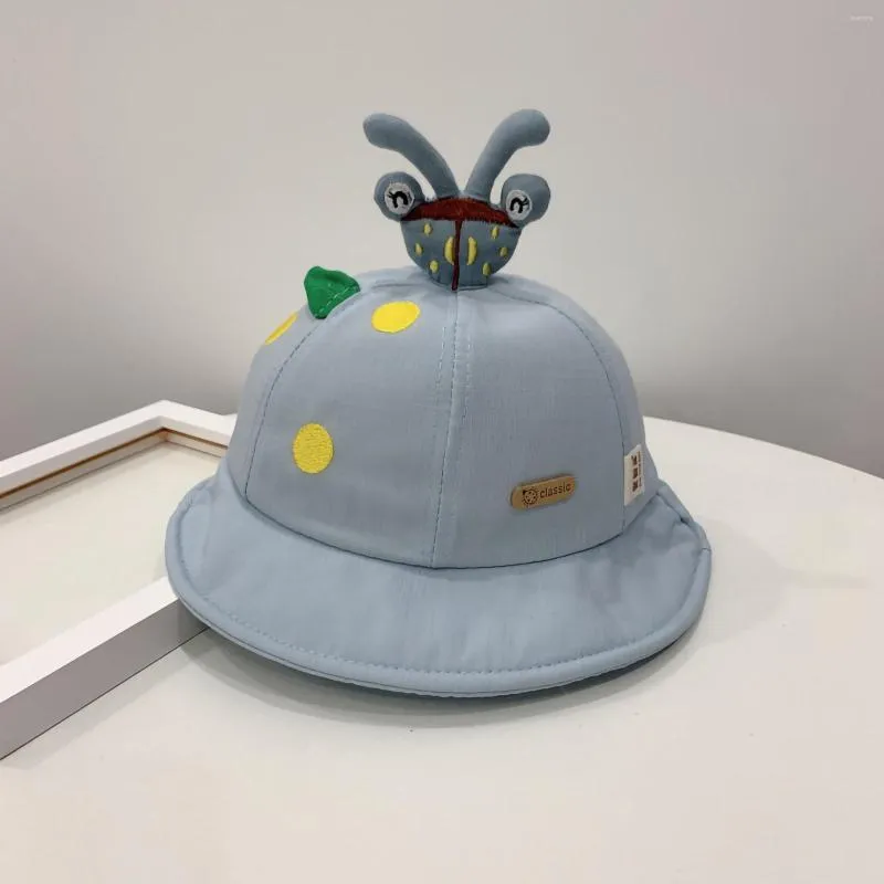 Chapeaux 3-12 enfant en bas âge été mignon chapeau de soleil bébé enfants garçons filles mode dessin animé motif seau casquette cadeaux de plein air D19 #