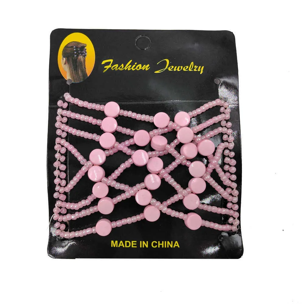 Magic Hairpin CR36 Korean version changeable comb round cake steel wire hair Magic Comb heart-shaped beaded magic shape