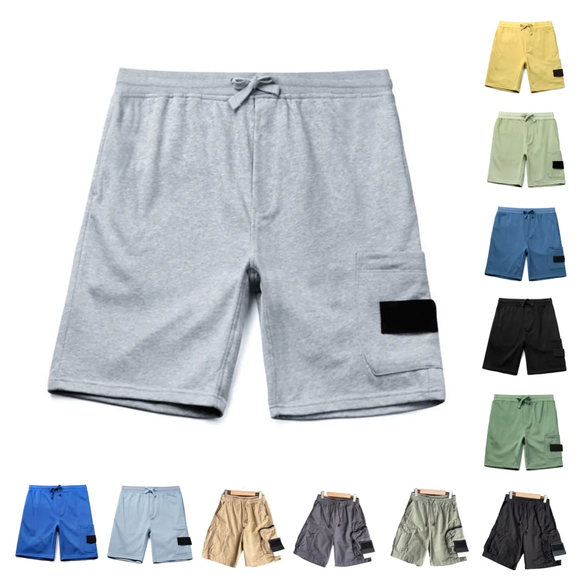 Summer Designers Shorts pour hommes Pantalons de survêtement en coton de couleur unie pour sports de plein air Shorts de sport pour femmes Style de rue hip hop européen et américain