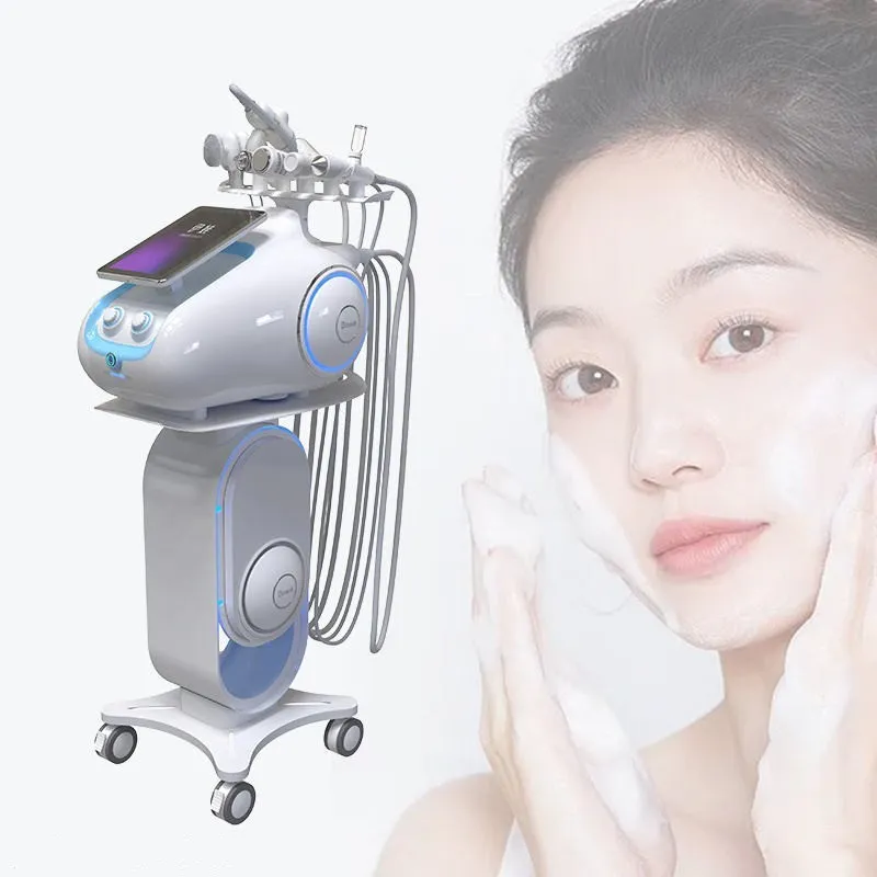 Кислородная лицевая машина 6 в 1 Moji Eva Deep Cleansing The Charchead Поры Удаление кожи омоложения кожи Уход