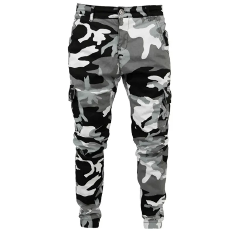 Herren Hosen Camouflage Military Jogger Männer Reine Baumwolle Frühling Herbst Fracht Bequeme Hose Camo Casual Kleidung 230329