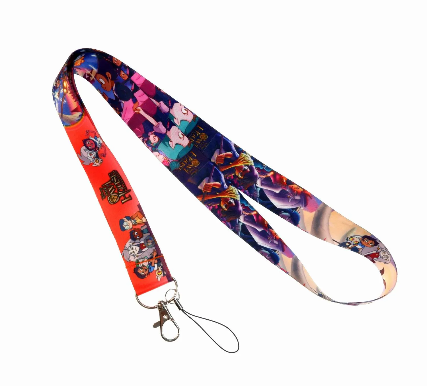 Designer-Schlüsselanhänger The Owl House Season Cartoon Lanyard Schlüsselanhänger Lanyards für Schlüssel Abzeichen ID Handy Seil Umhängebänder Zubehör Geschenke