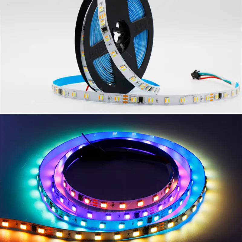 thumbnail image 2 of 5m SMD 5050 RGB LED Strip Light – Waterproof IP65, DC 24V, RGBW/RGBWW String Lights 2 of 4