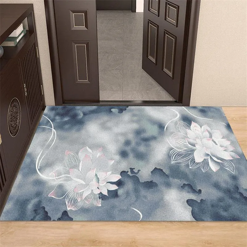 カーペット中国スタイルのカーペット玄関ドアマットリビングルームアンチスリップ吸収剤バスキッチンラグウェルカムマットフロントドアカーペットのマット