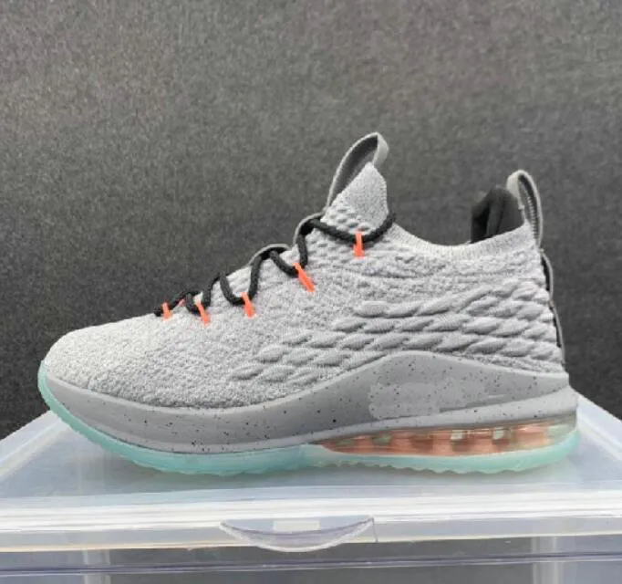 Mens what the lebron 15 low basketball shoes james lebron 19 sneakers tennis South Beach Flight Pack Wolf Grey Easter Christmas 15s MVP BHM Easter Kay