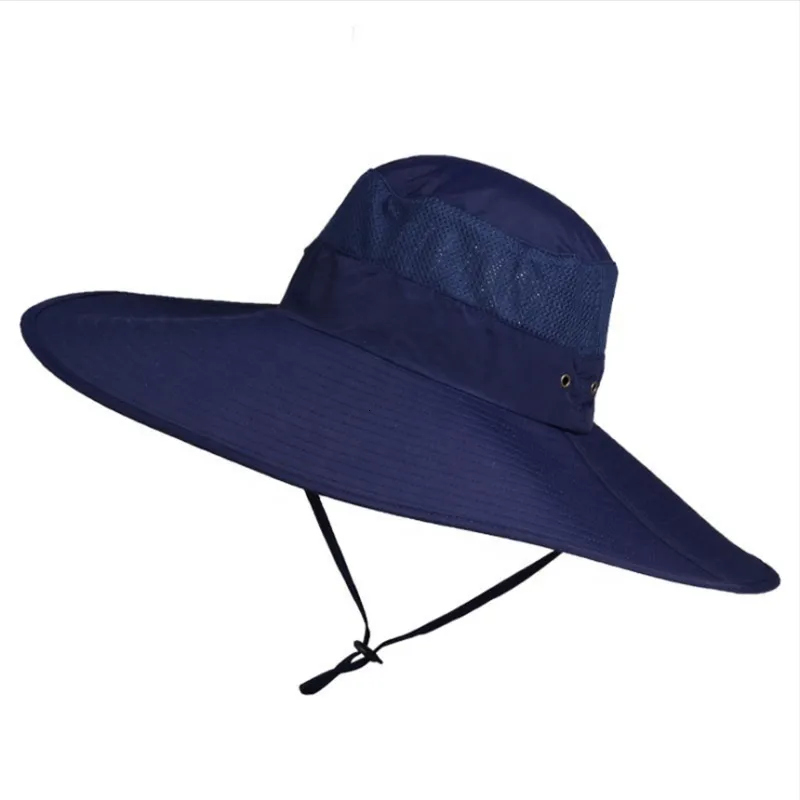 Waterproof Wide Brim Large Brim Fishing Hat For Men Ideal For Summer,  Hiking, Fishing, Climbing, And Safari Oversized Sun Cap With UV Protection  Style 230330 From Huafei10, $10.89