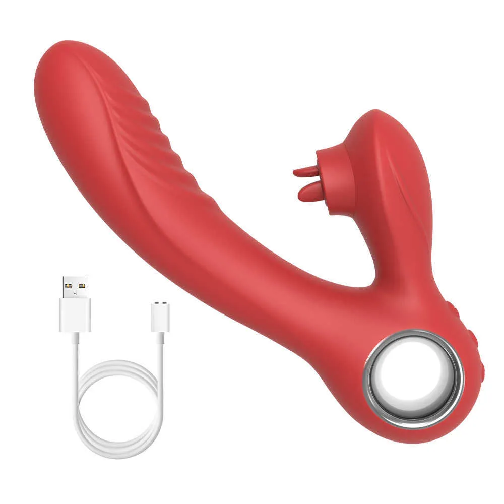 New Clitoral Tongue Licking g Spot Vibrator Realistic Dildo Clitoralis Nipple Stimulator Adult Sex Toys for Wo_voghion.com
