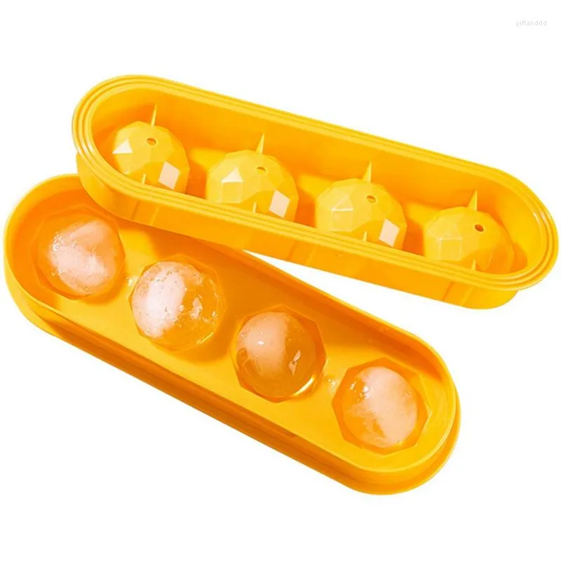 Baking Moulds Round Ice-Cube Tray Reusable Easy-To-Release Ice Ball Mold For Whiskey Cocktails Manufacturing