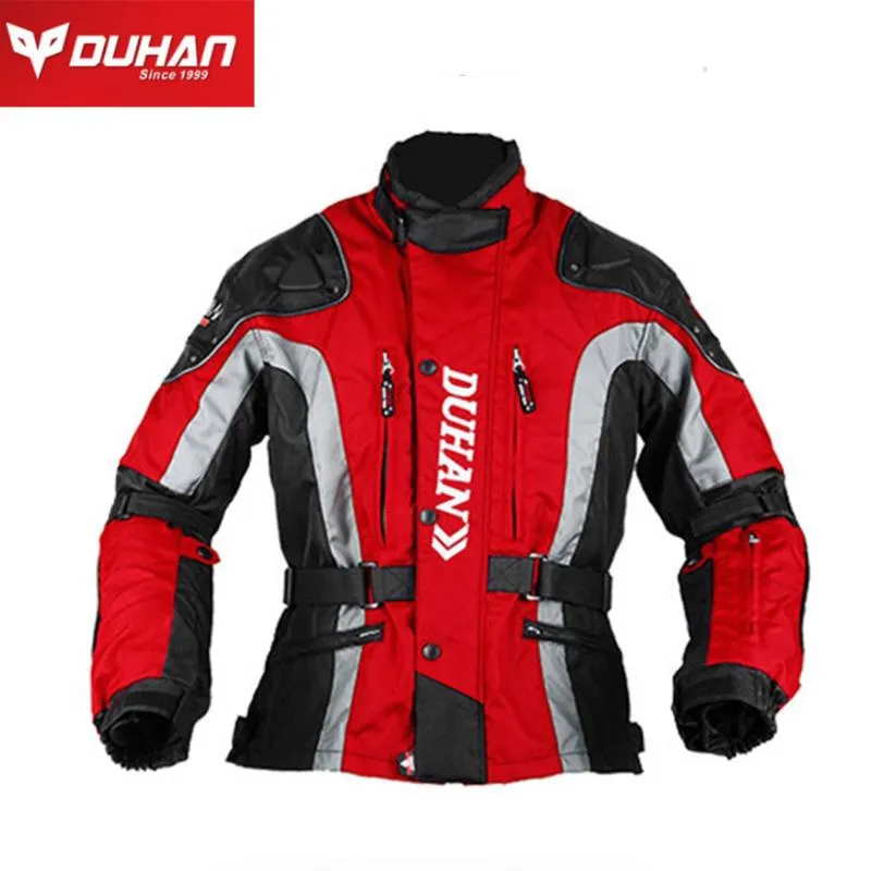 Motorcykelkläder Duhan Racing Jackets Moto Autumn Winter Cold-Proof Men Jacket Riding Day Pull Pull Breatble