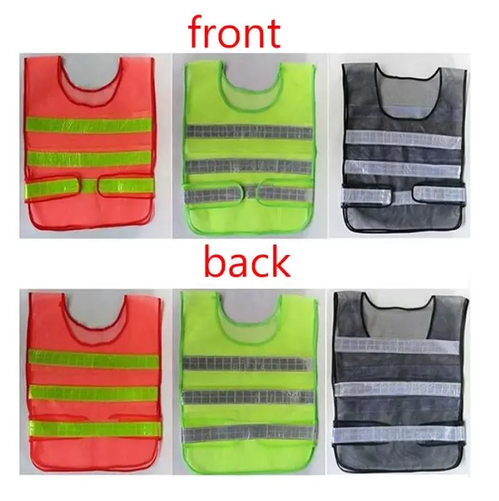 Reflective Safety Vest High Visibility Mesh Work Clothing with Hollow ...
