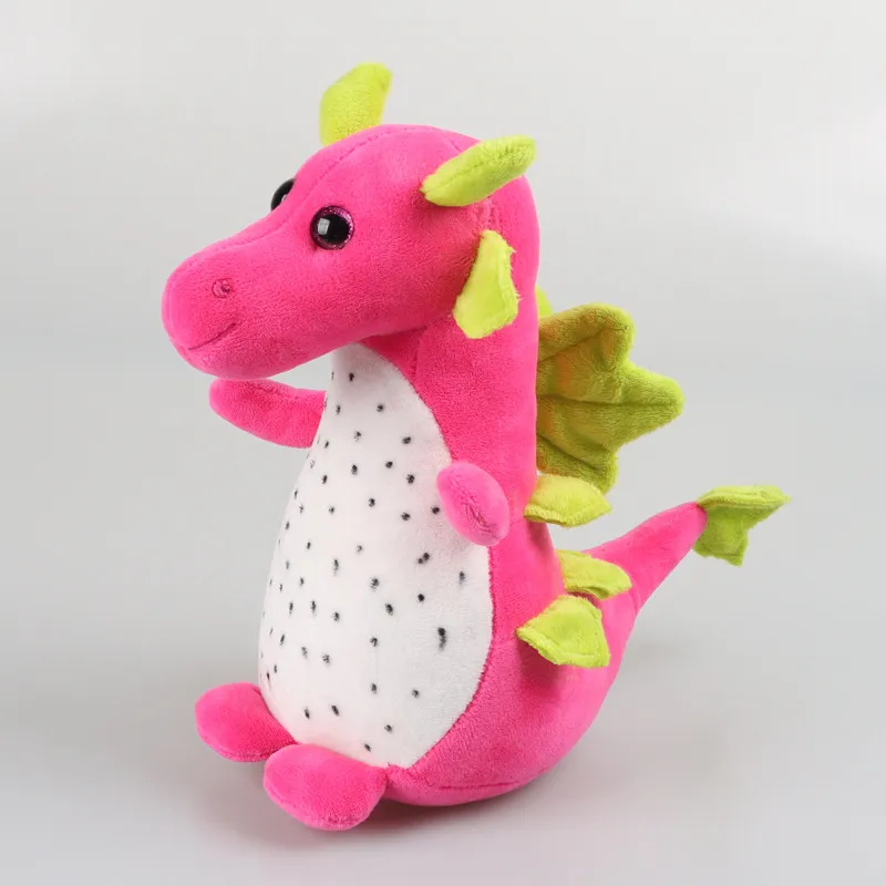 25cm Dragon Fruit Macaroon Pitaya Plush Toy Doll Cartoon Stuffed Animal Toy for Kids Baby Hug Doll Sleep Pillow Home Decor