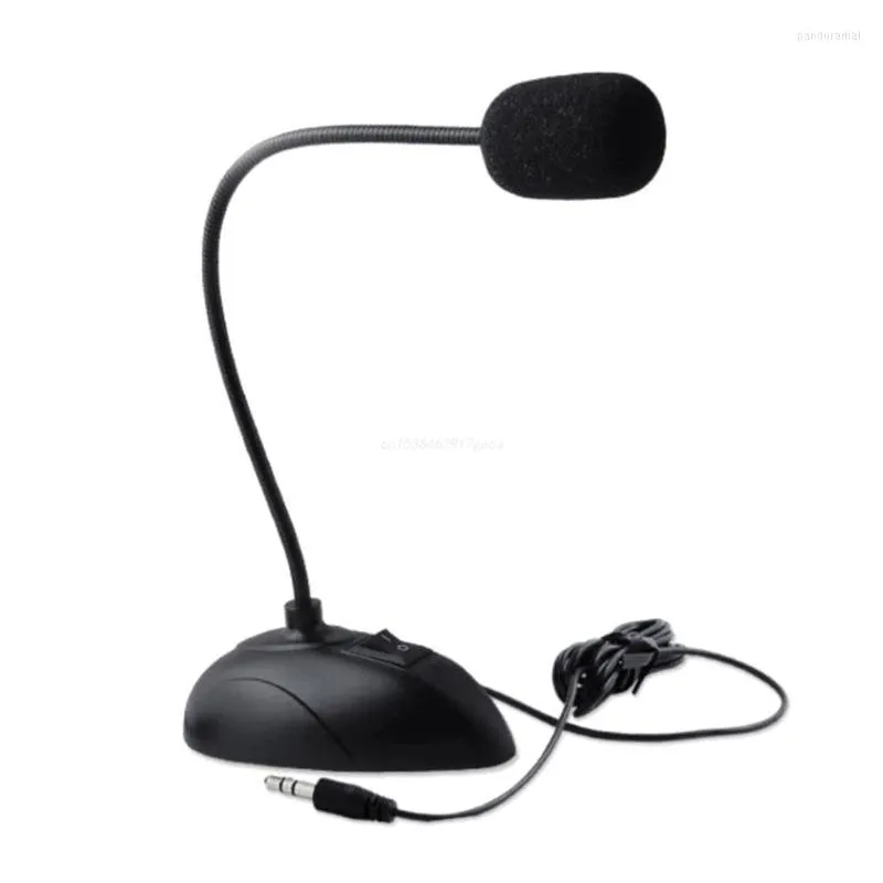 Microfoons 3,5 mm plug-goiSeneck bedraad microfoon flexibele stand mini studio dropship