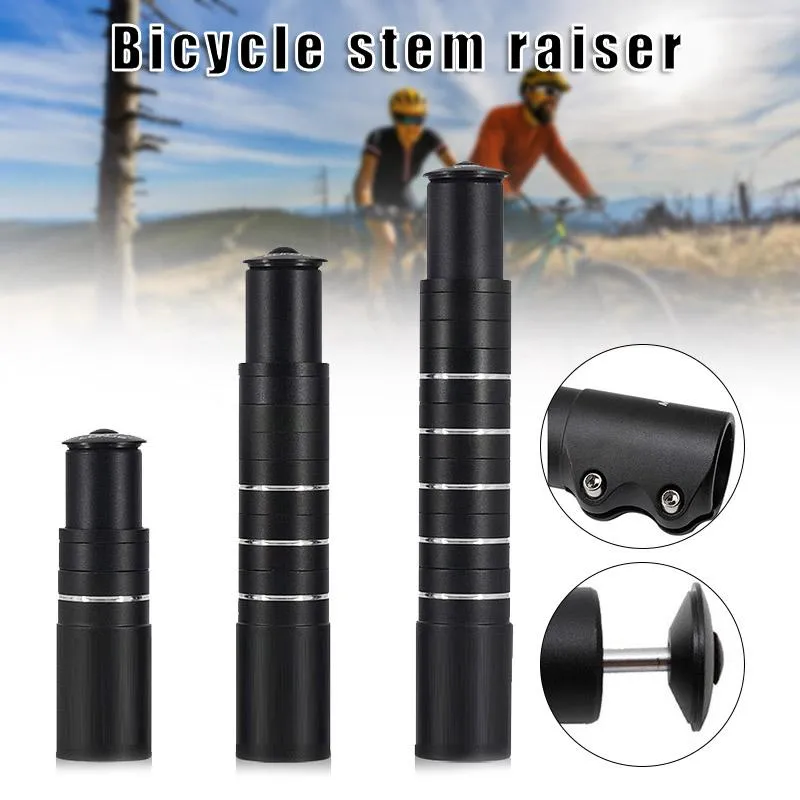 Cykelstyrningskomponenter 115/180/210mm cykelstyret gaffel stam stam stig upp extender huvudadapter cykeltillbehör piezas de bici