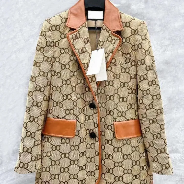Designer Jacket Dames Clede Jacket Blazer Woman Letters Lente nieuw vrijgegeven tops A828121